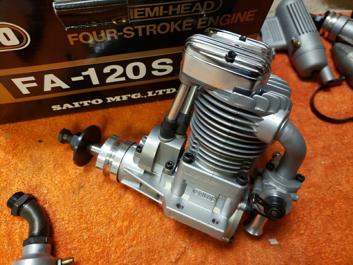 Saito Engine - Saito FA-120S Hemi-Head four stroke - 120 S - NIB