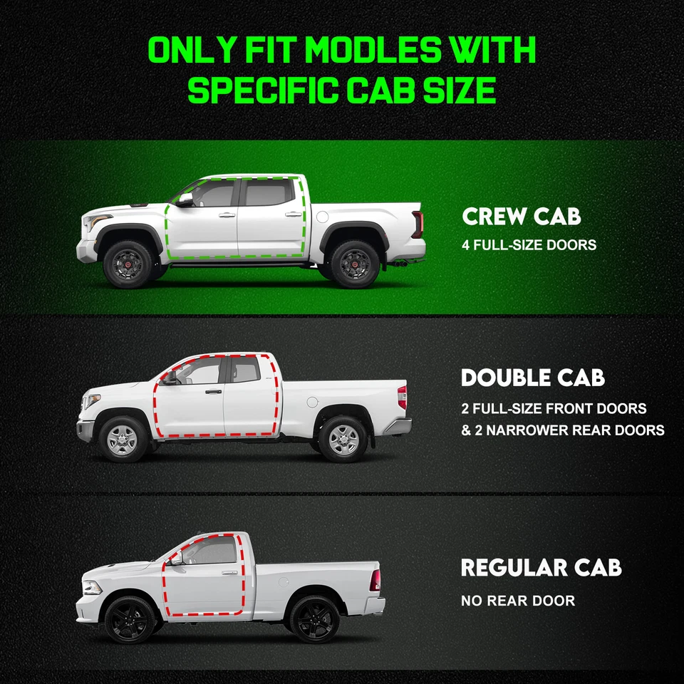 Drop Steps For 2005-2025 Nissan Frontier Crew Cab 4" Running Boards Side Bar Foto 4 de 4