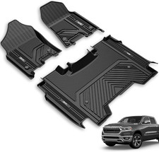 Floor Mats Fit for 2019-2024 Dodge Ram 1500 Crew Cab New Body NOT Classic Model