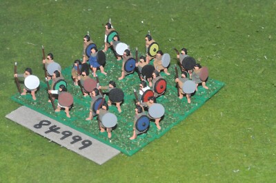 15mm Dark Age / Welsh - Spearmen 24 Figs - Inf (84999)