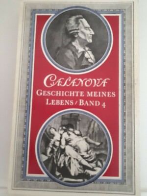 CASANOVA-Geschichte meines Leben-Band 4-Kiepenheuer-1..Auflage-1985-420 Seiten