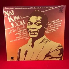 NAT KING COLE At The Sands 1978 UK Vinyl LP Miss Otis Regrets record Live