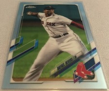 2021 Topps Chrome Baseball Rafael Devers Boston Red Sox base card #94