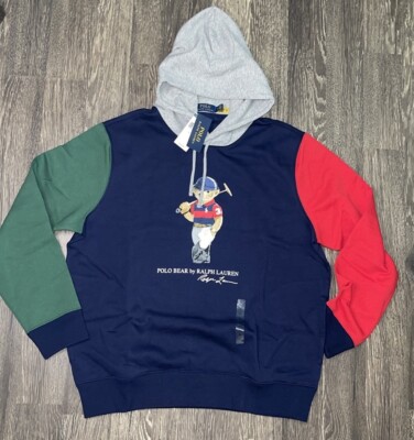 Size XL Mens Polo Ralph Lauren Hoodie; Polo Bear