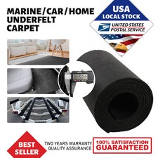 Black Non-Woven Fabric Felt Speaker Box Carpet Underfelt Upholstery 1.2m2 197Mil