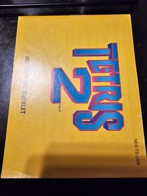 Tetris 2 Nintendo NES Manual Instruction Booklet Only