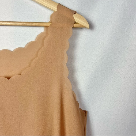Coveted Clothing Boutique Light Brown Chiffon Sca… - image 3
