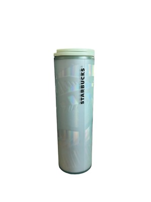 Starbucks Tumbler 2021 Christmas Holiday Ribbon 16 Oz Mint Green Leaf Cup