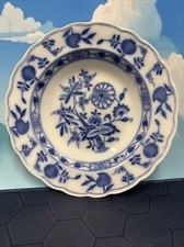 Antique G & W "Late Mayers"(Gildea & Walker)  Blue 10-1/2" Dinner Plate 1875