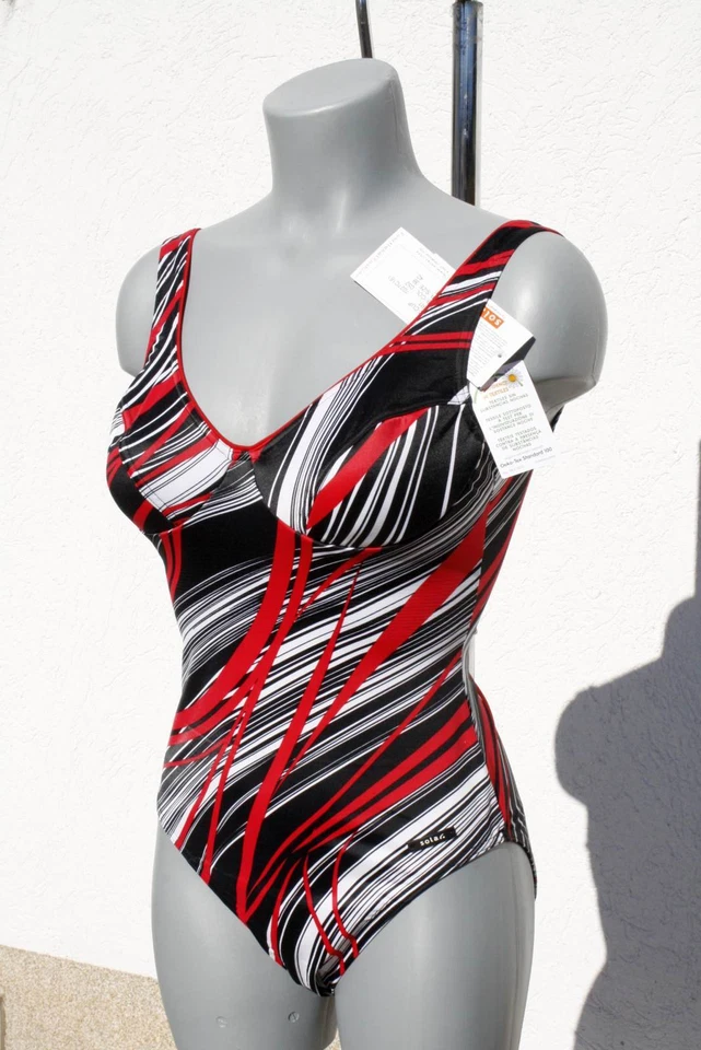 Saison-2023/24 7027C161-052 Solar BÜGEL Badeanzug getreift br. Träger 38 Cup C - Bild 4 von 4