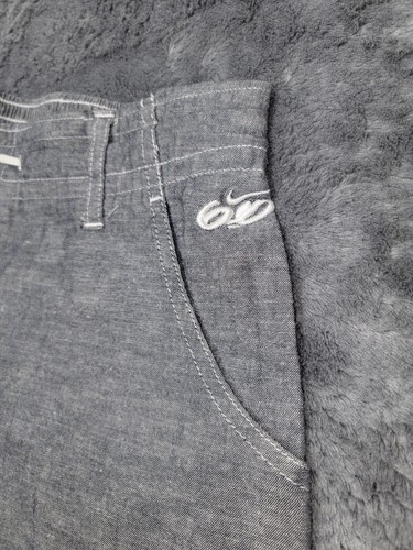 Nike 6.0 Damengröße Small 3-5 grau kurze Shorts Skate verstellbare Länge Leinen/Babybett - Bild 3 von 8