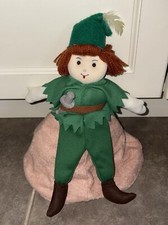 Vintage Topsy Turvy Peter Pan Captain Hook Story Reversible Plush 11  