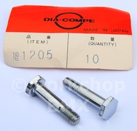 Dia-compe 1205 Bicycle 750 Center Pull Brake Arm Pivot Bolts (pair) Chrome - Dia-compe 1205 Bicycle 750 Center Pull Brake Arm Pivot Bolts (pair) Chrome -