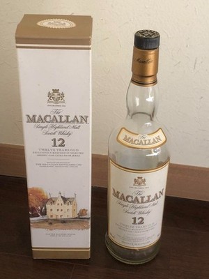 The Macallan 12 Year Old 40% 700ml Empty Bottle Gift Box Used From Japan