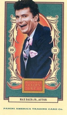 2013 Panini Golden Age MINI AMERICAN CARAMELS RED SP #98 MAX BAER JR ACTOR