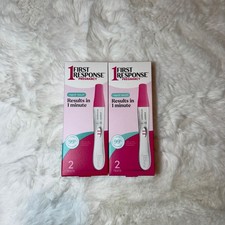 2 Pack First Response Pregnancy Test Rapid Result 2 TEST Each EXP 12/02/2027