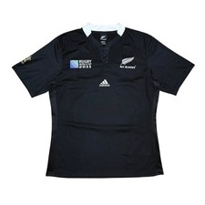 2011 New Zealand All Blacks rugby union shirt size (L) Adidas jersey World Cup