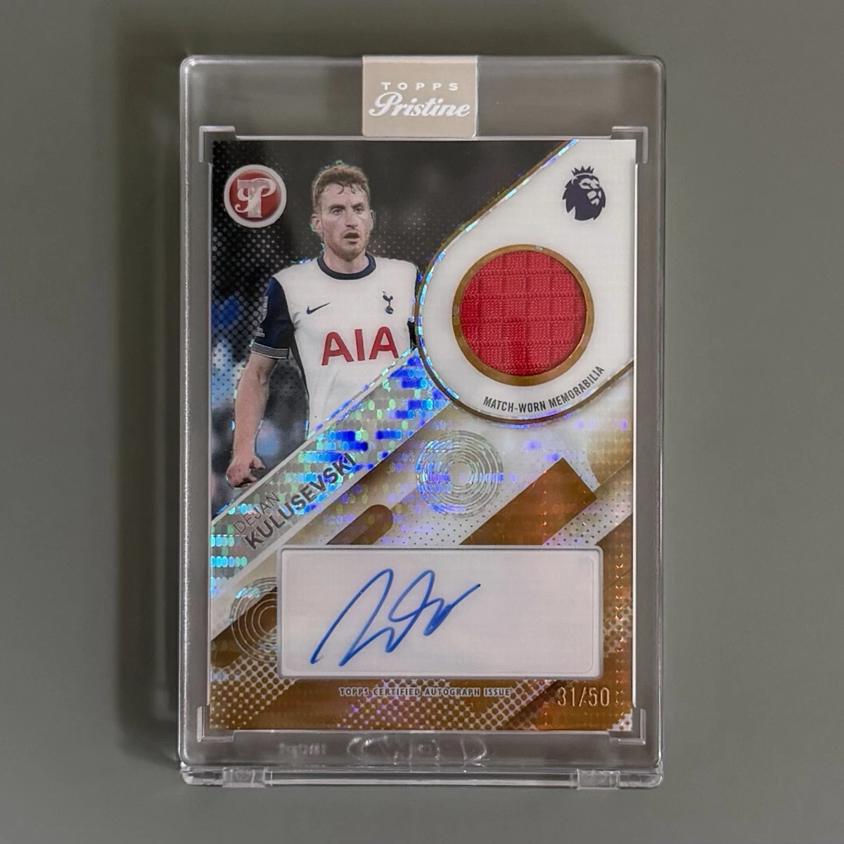 Topps Soccer Tottenham Hotspur Autographed Sports Trading Cards