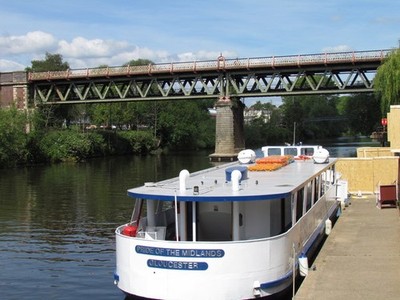 Foto A2 River Severn, Worcester Eisenbahnbrücke gebaut 1905 ersetzt t c2011