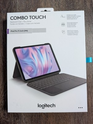 Logitech Combo Touch Keyboard for iPad Pro 11'' M4 Case 920-013304 New