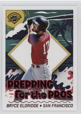 2024 Panini Prospect Edition Prepping for the Pros Red /199 Bryce Eldridge 8d2