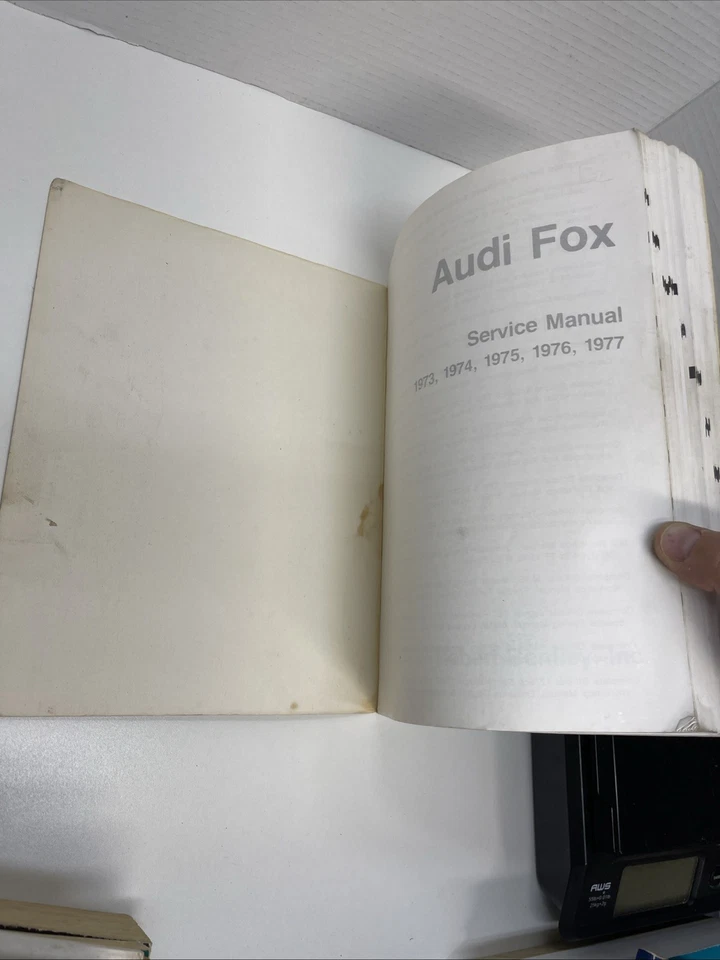Manual de servicio Audi Fox Bentley 1973-1977 Foto 3 de 4