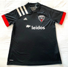 Adidas DC UNITED USA MLS Soccer Football Aeroready Jersey Shirt Womens Sz L NWT~