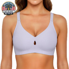 Jelly Bras for Women No Underwire Supportive Womens Seamless Full Coverage Wiref