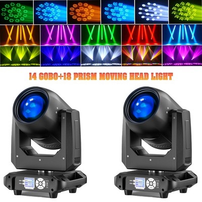 18Prism 270W Moving Head Light LED DMX ZOOM Beam Party Stage DJ Show Lights