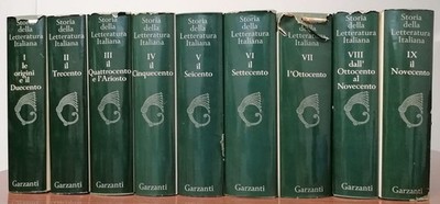 Geschichte der italienischen Literatur Garzanti KOMPLETTES WERK (1. Ausgabe 1965)