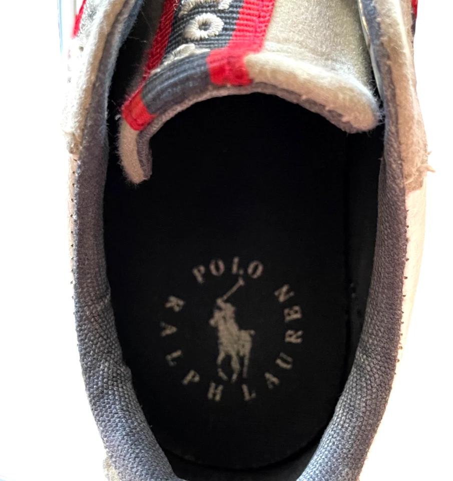 Tenis POLO RALPH LAUREN Westcott niño pequeño talla 7/UE 23,5 blanco/azul marino/rojo Foto 4 de 4