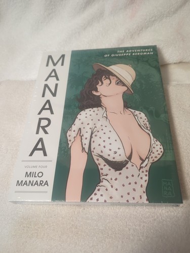 THE MANARA LIBRARY VOL 4 HC - ADVENTURES OF GIUSEPPE BERGMAN - SEALED OOP & RARE