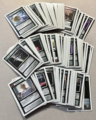 STAR TREK THE NEXT GENERATION TCG (1994) Complete COMMON WHITE CARD SET 122