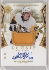 2021-22 Ultimate Collection Rookies 31/99 Kasper Bjorkqvist #167 Patch Auto 4z8