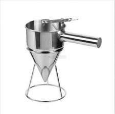 Stainless Steel Donut Taiyaki Pancake Churros Waffle Cupcake Batter Dispenser kx