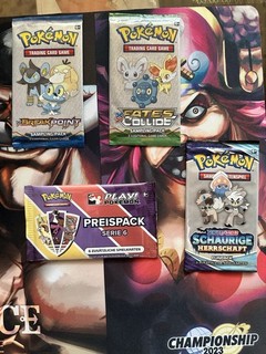 Pokemon Booster Konvolut Fun Packs sowie ein Preispack