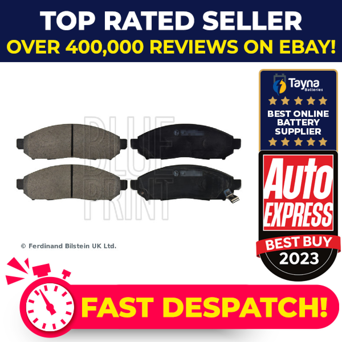 Brake Pads Set Front ADN142130 Blue Print AY040NS130 DA060EB326 D1M60CY70B New
