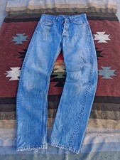 1980s Levis 501 Xx Blue Jeans Usa Workwear Americana 30x32