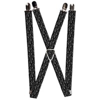 `Suspenders - 1.0`` - Skull Yard Black/Gray` (Us Import) ACC NEU
