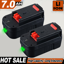 2Pack 18V for Black  Decker HPB18 18 Volt 7.0 Ah Battery HPB18-OPE 244760-00