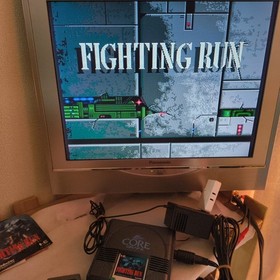 Fighting Run NEC PC Engine TurboGrafx-16 PCE game and Manual set, Working, Japan