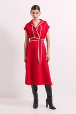 Principles Red Shirt Dress Womens Workwear Dresses