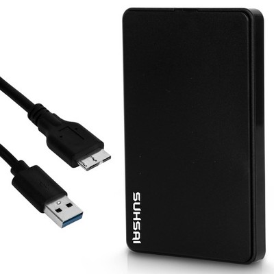 500GB External Hard Drive USB 3.0, 2.5 Inch Portable External Hard Drive, Spei...