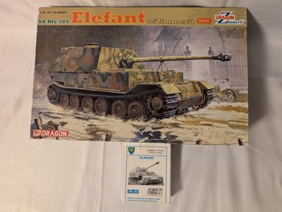 1/35 Dragon Elefant w/ Zimmerit Sd.Kfz.184 6465 + Extras