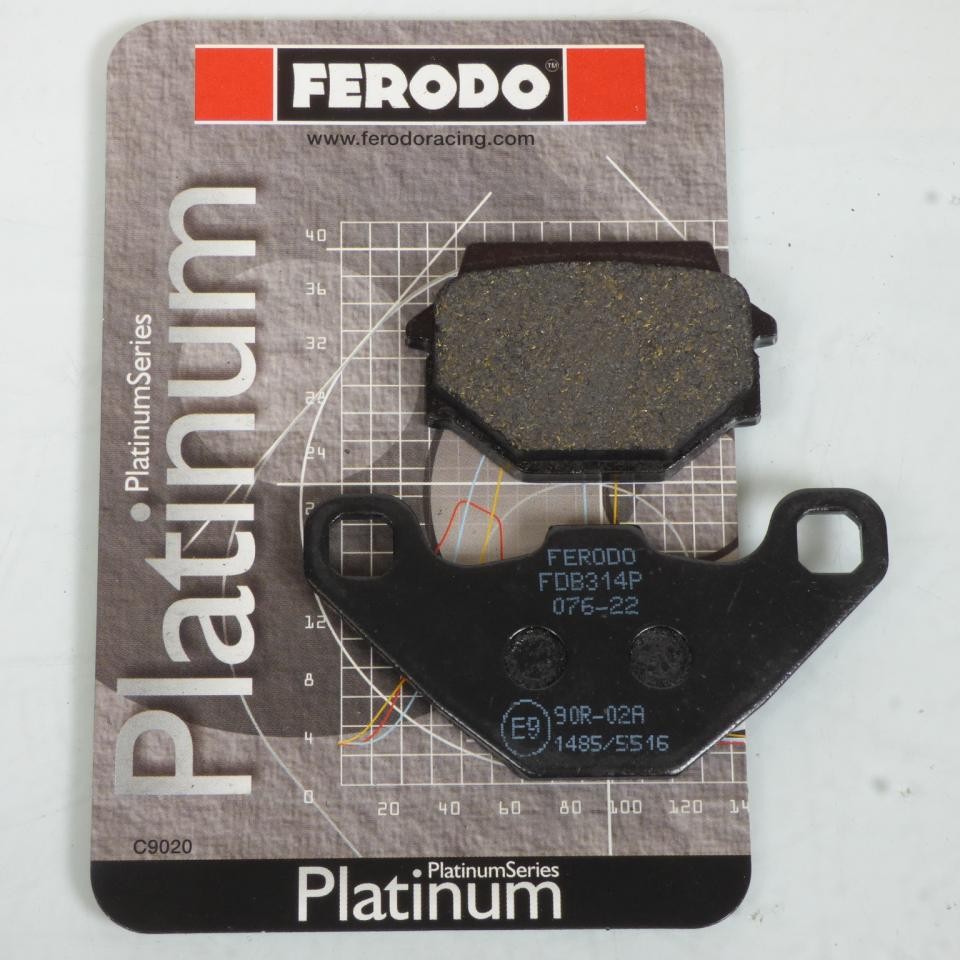 Plaquette de frein Ferodo haute performance pour etrier de moto KTM 500 SX 1992 1993