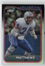 2024 Topps Chrome #190 Bruce Matthews Refractor