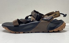 Nike męskie brązowe tekstylne sandały z klamrą rozmiar 10