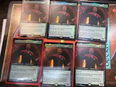 MTG Magic: The Gathering Star Trek Promo Benjamin Sisko P 0007 E 6 Stück