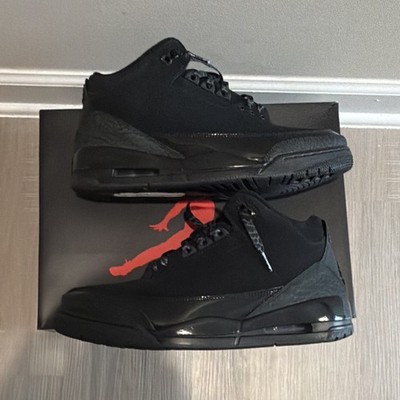 Air Jordan 3 Retro 2025 Black Cat Men s SZ 11 CT8532-001 (USED WITH OG BOX)