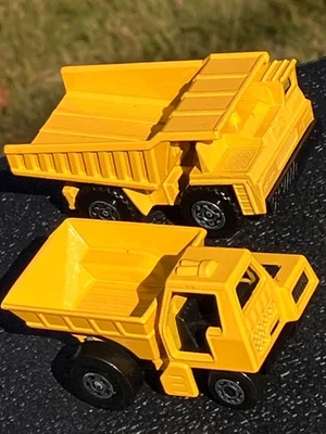 Vintage Matchbox Superfast 26 Site Dumper + No 58 Faun Dump Truck 1/64 Diecast - image 1 of 4